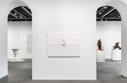 Instalación de Pladur en una galería de arte