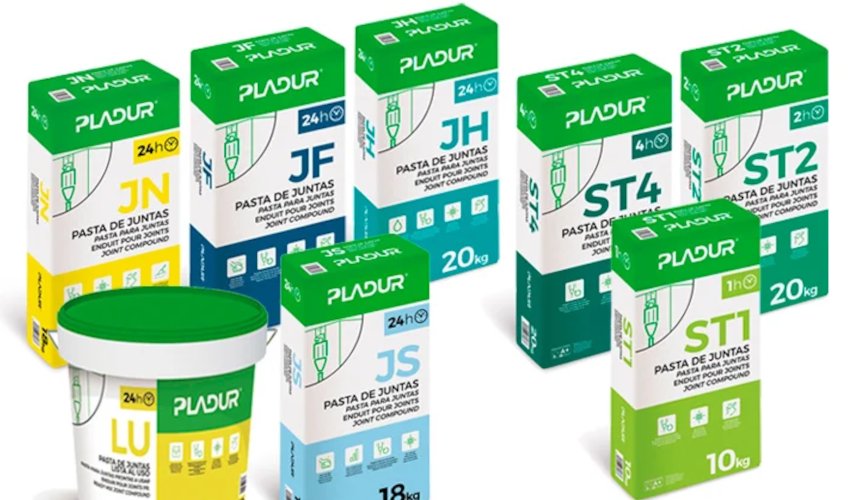 Diferentes tipos de pastas para juntas de Pladur en Girona
