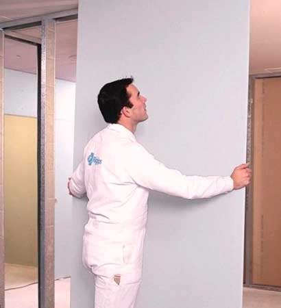 Instalación de tabiquería